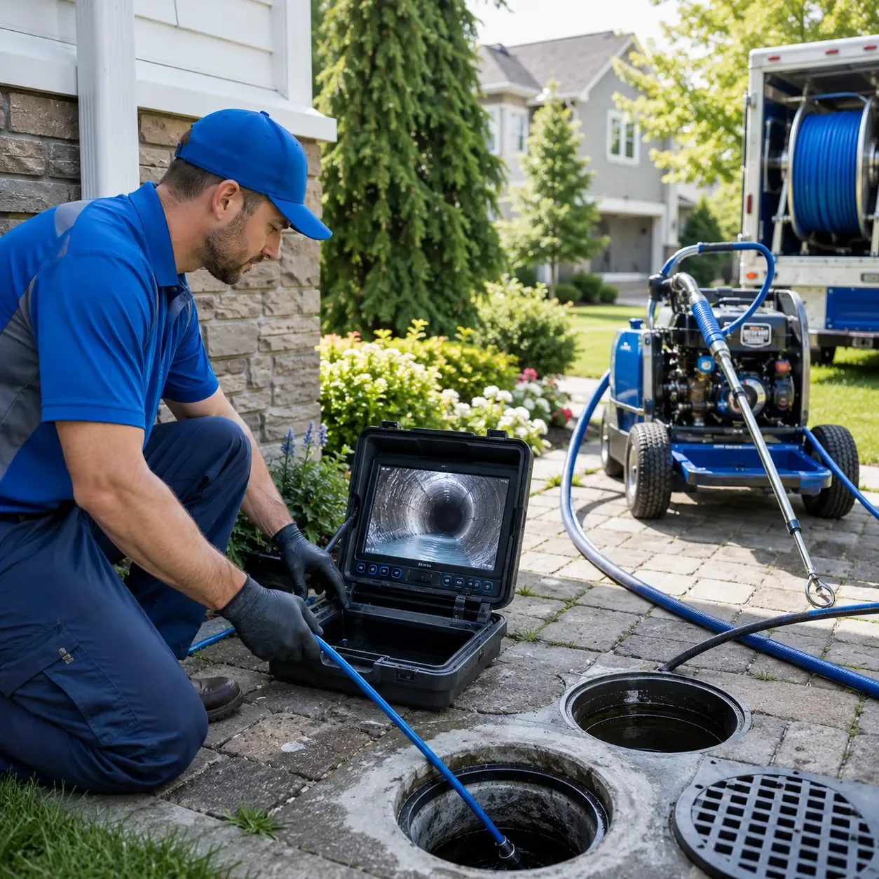 Outdoor drain cleaning professionals serving Mounds, OK
